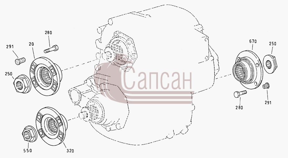ФланцыКамАЗ 6520 (Euro-2, 3)